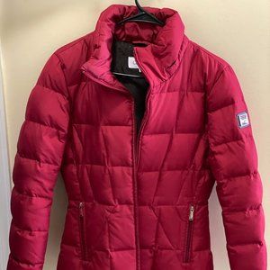Calvin Klein- Quilted Down & Feather Puffer Jacket-RED